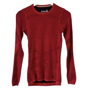 Smartwool Women's Intraknit 200 Thermal Merino Wool Base Layer Seamless Red XS